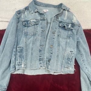 “cropped” Jean jacket